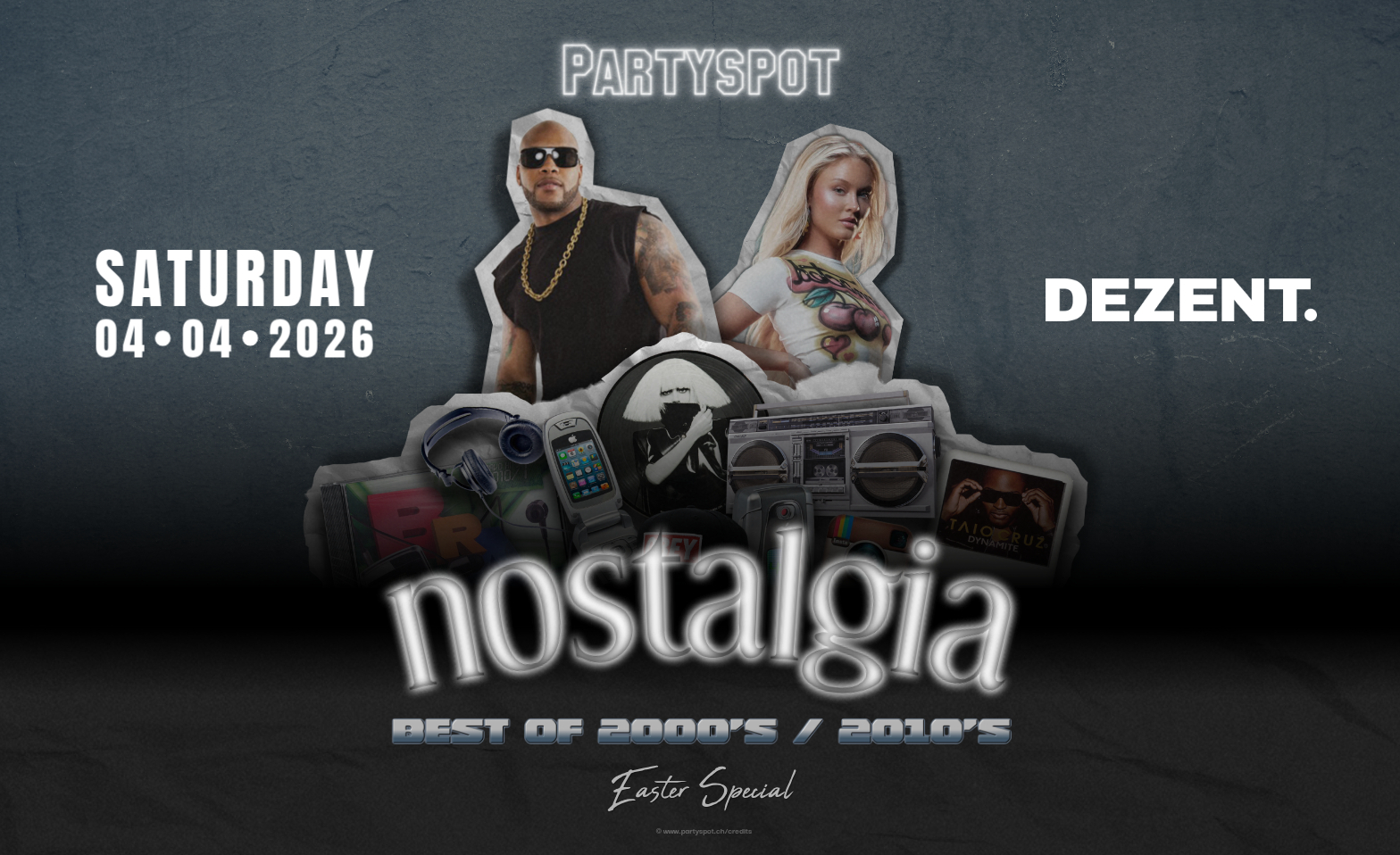 NOSTALGIA - best of 2000's & 2010's Party DEZENT., St. Gallen Tickets