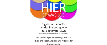 Event-Image for 'Tag der offenen Tür an der Bleibergquelle!'