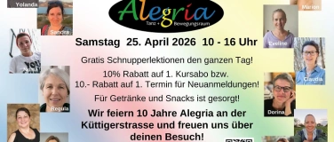 Event-Image for 'Tag der offenen T&uuml;re im Alegria Aarau'