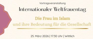 Event-Image for 'Die Frau im Islam und ihre Bedeutung f&uuml;r die Gesellschaft'