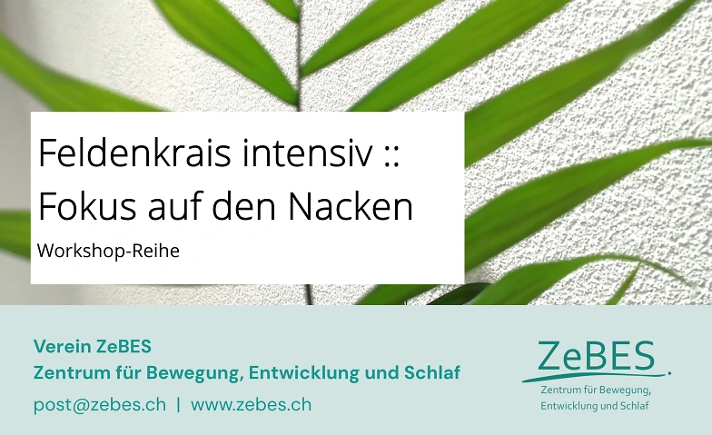 Feldenkrais intensic :: Fokus auf den Nacken Billets