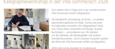 Event-Image for 'Trauben & Tusche - Ein kalligraphisches Kreativwochenende'