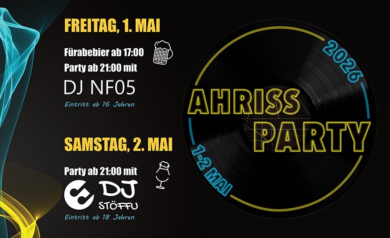 Ahrissparty Biglen Tickets