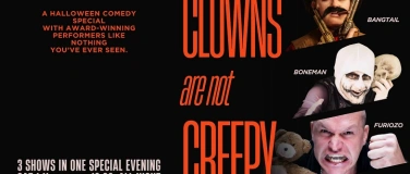 Event-Image for 'Clowns Are Not Creepy: A Halloween Comedy Special in Basel'