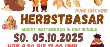 Event-Image for 'Herbst/Winter Basar  rund ums Kind Markt Rettenbach'