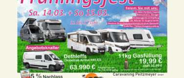 Event-Image for 'Fr&uuml;hlingsfest bei Caravaning Peitzmeyer'