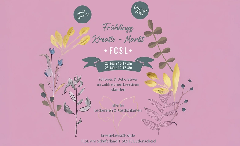 Fr&uuml;hlingskreativmarkt FCSL Tickets