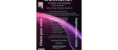 Event-Image for 'Workshop Stimme und Gesang'