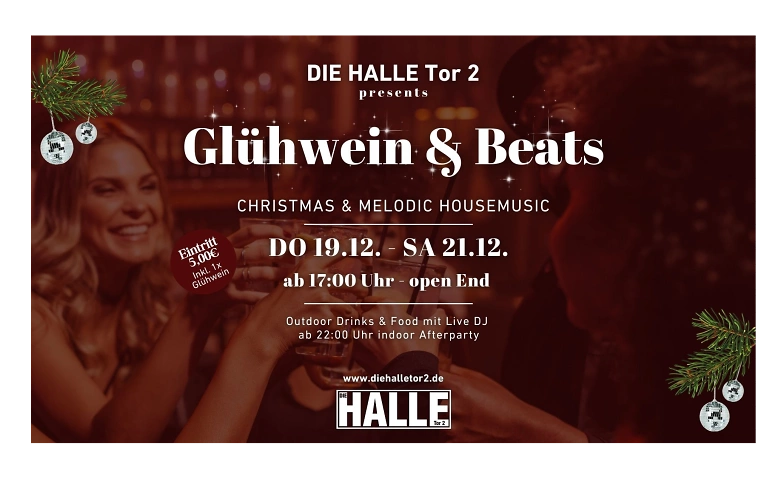 Event-Image for 'GLÜHWEIN & BEATS  DIE HALLE Tor 2'