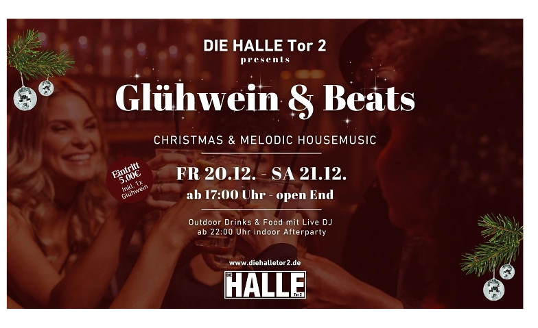 Event-Image for 'GLÜHWEIN & BEATS  DIE HALLE Tor 2'