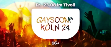 Event-Image for 'GAYSCOM KÖLN 2024 // LGBTQ 16+ PARTY // FR 23.08 // 22 UHR'