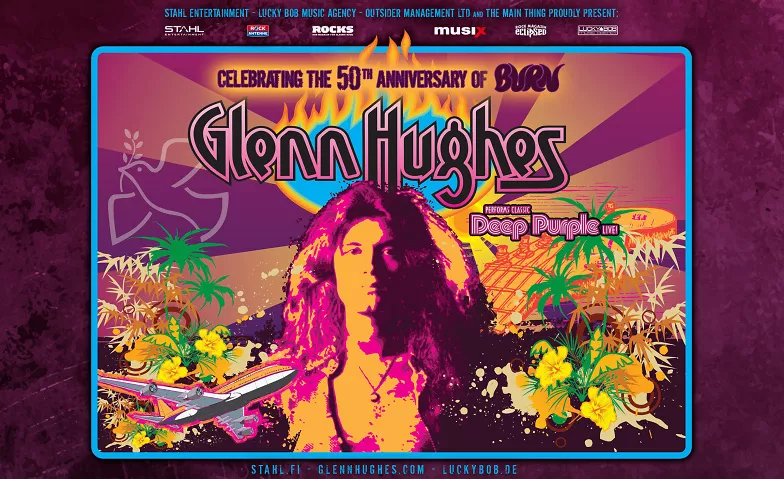 Glenn Hughes - 50 Years BURN Tour 2024 Zeche Bochum, Prinz-Regent-Straße 50, 44795 Bochum Tickets