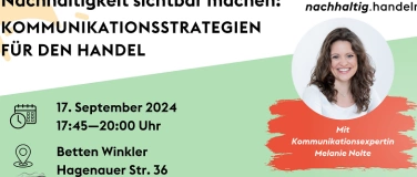 Event-Image for 'Nachhaltigkeit sichtbar machen: Kommunikationsstrategien für'