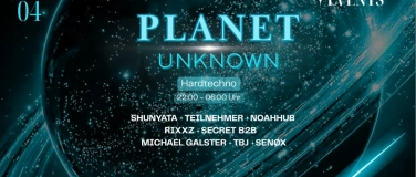 Event-Image for 'Planet Unknown / Glow Unit'