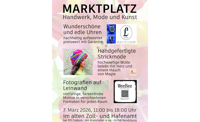 Event-Image for 'Marktplatz f&uuml;r Handwerk, Mode und Kunst'