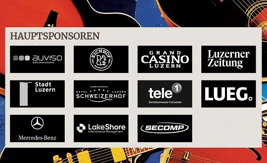 Sponsoring-Logo von 29. Lucerne Blues Festival 2024 - Samstag Event