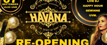 Event-Image for 'Re-Opening Havana Cocktail- und Shishabar'