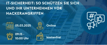 Event-Image for 'IT-Sicherheit: Schutz vor Hackerangriffen sichern'