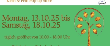 Event-Image for 'Pop-up-Store KLEIN & FEIN-Spiritualität, Kunst und Handwerk'
