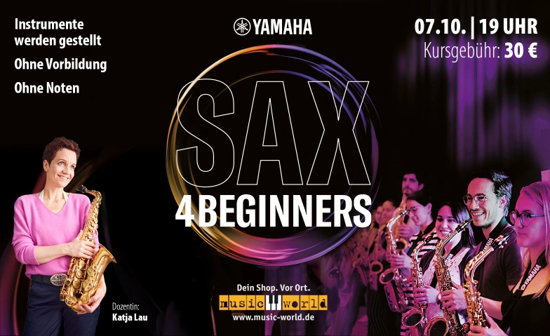 Sax4Beginners - Workshop music world e.K., Eichleitnerstraße 34, 86159 Augsburg Tickets