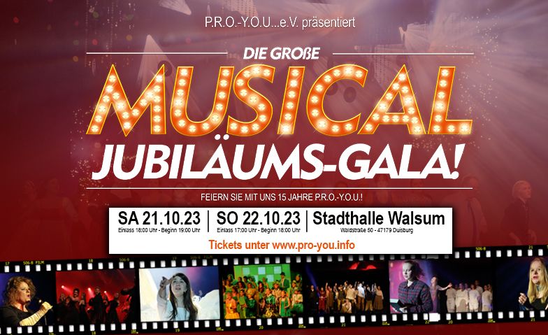 15 Jahre Pro-You - Die Große Musical Jubiläums Gala | Musicals & Shows ...