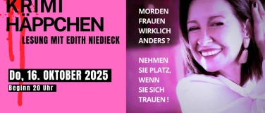 Event-Image for 'Krimi Häppchen – Lesung mit Edith Niedieck'