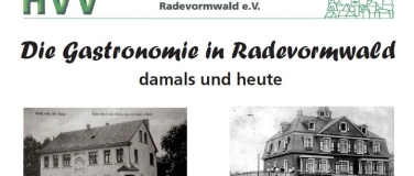 Event-Image for 'Die Gastronomie in Radevormwald - damals bis heute'