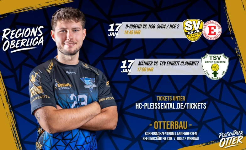 Heimspieltag im Pleißental Otterbau, Seelingstädter Str. 7, 08412 Werdau Tickets