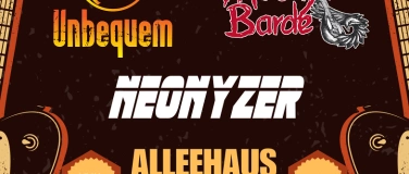 Event-Image for 'Hell's Friday im Allehaus mit Unbequem/Phönix Barde/Neonyzer'