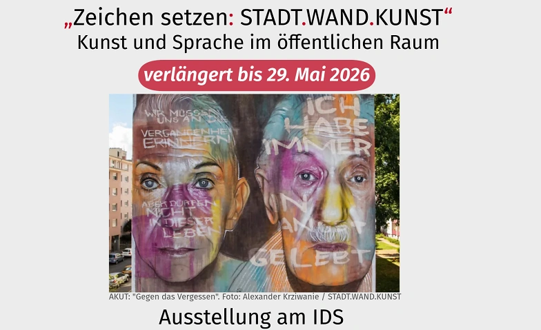 Event-Image for 'Ausstellung "Zeichen setzen: STADT.WAND.KUNST"'