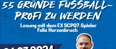 Event-Image for '55 Gründe Fußballprofi zu werdenLesung mit Felix Herzenbruch'