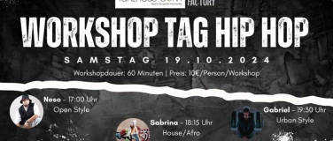 Event-Image for 'Workshop-Tag Hip Hop mit  Gasttrainern'