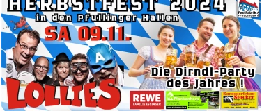 Event-Image for 'Herbstfest in den Pfullinger Hallen - Dirndlparty Lollies'