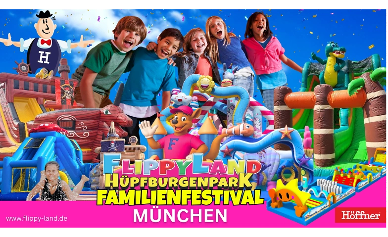 Event-Image for 'Flippy-Land Hüpfburgenpark Familienfestival 2025'
