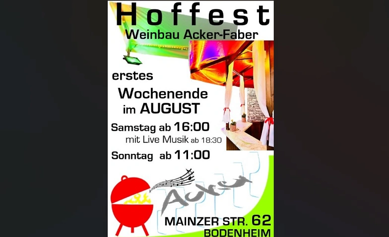 Event-Image for 'Hoffest 2025, Weinbau Acker'