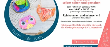Event-Image for 'Für Kinder: Brustbeutel selber nähen und gestalten'
