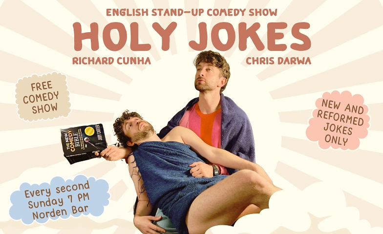 Holy Jokes! English Stand-Up Comedy ${singleEventLocation} Tickets