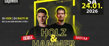 Event-Image for 'Holz & Hammer - Die S&auml;gebeatparty mit Isek Live'
