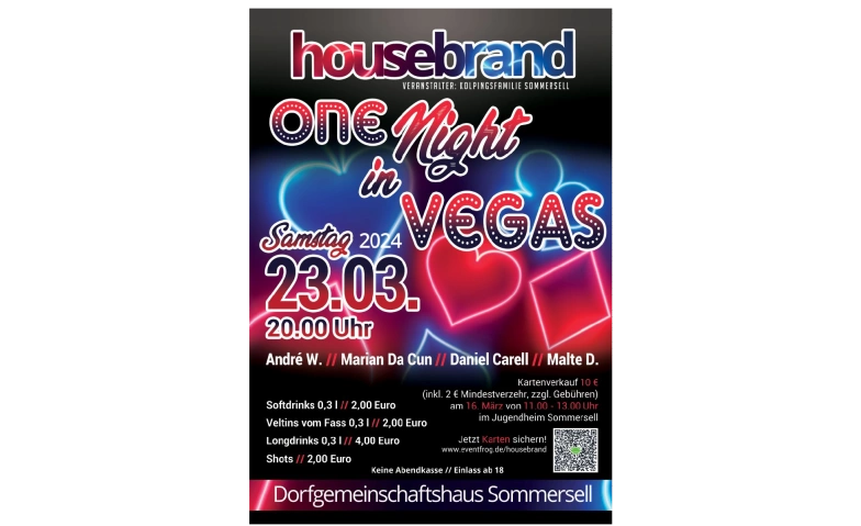 Event-Image for 'housebrand - One Night in Vegas'