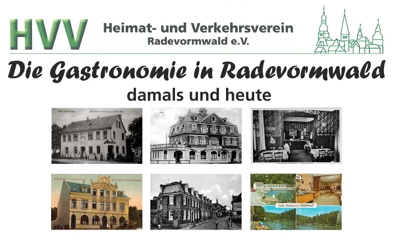 Die Gastronomie in Radevormwald - damals und heute Heimatmuseum, Hohenfuhrstraße 8, 42477 Radevormwald Tickets