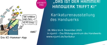 Event-Image for 'Karikaturenschau - Das ist der Hammer! Handwerk trifft KI'
