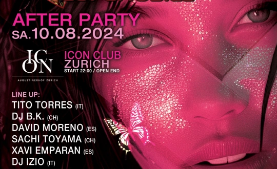 Sponsoring logo of THE LOVE MOBILE AFTER PARTY IM ICON CLUB ZÜRICH - PURE IBIZA event