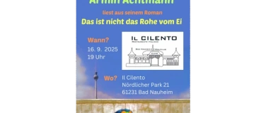 Event-Image for 'Lesung von Armin Achtmann'