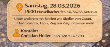 Event-Image for '3. Offizieller Spielenachmittag / Abend'