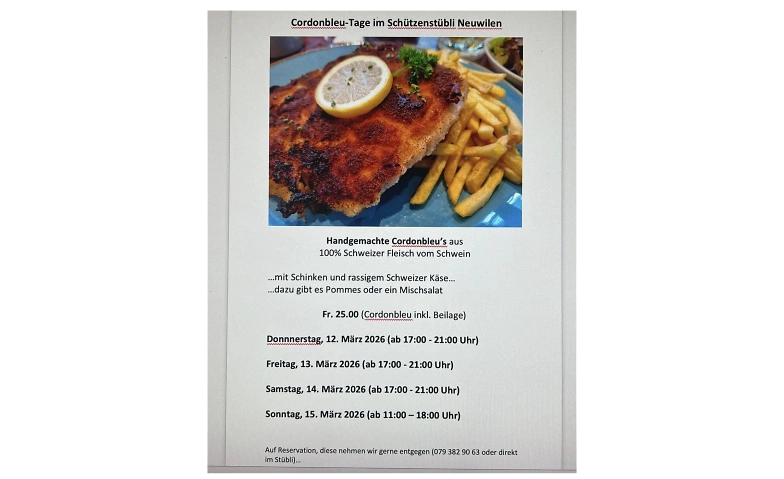 Event-Image for 'Cordonbleu'