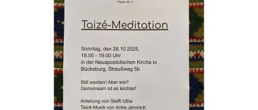Event-Image for 'Taizé-Meditation'