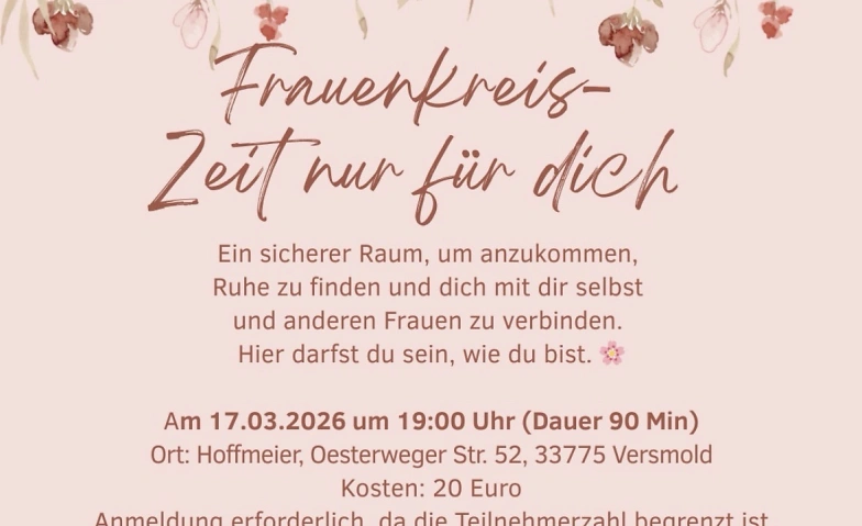 Event-Image for 'Frauenkreis - Eine Auszeit nur f&uuml;r Dich'