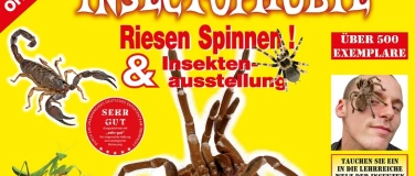 Event-Image for 'Insectophobie Riesen Spinnen & Insekten Ausstellung'