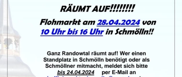 Event-Image for 'Hofflohmarkt Randowtal-Schmölln, 28.04.2024, 10 - 16 Uhr'