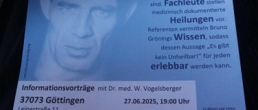 Event-Image for 'Vortrag "Es gibt kein Unheilbar" - Ein Weg zur Gesundheit'